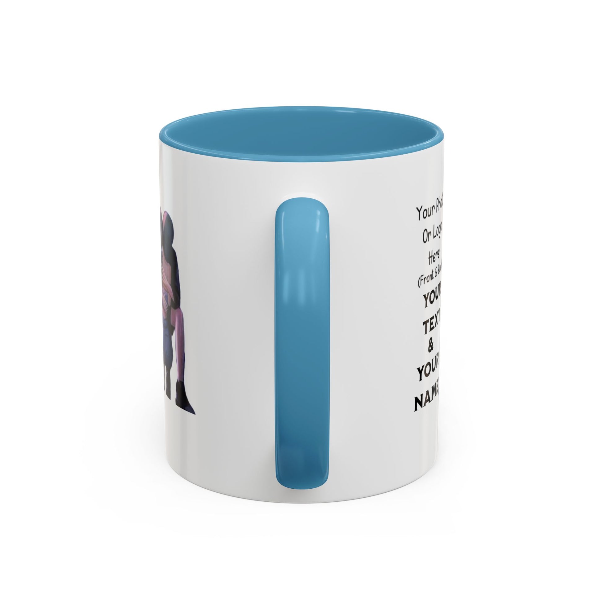 Taza romántica para pareja de 11 oz, diseño con amor, ideal como regalo para novia, esposo o esposa, de la marca RJ-Solutions.