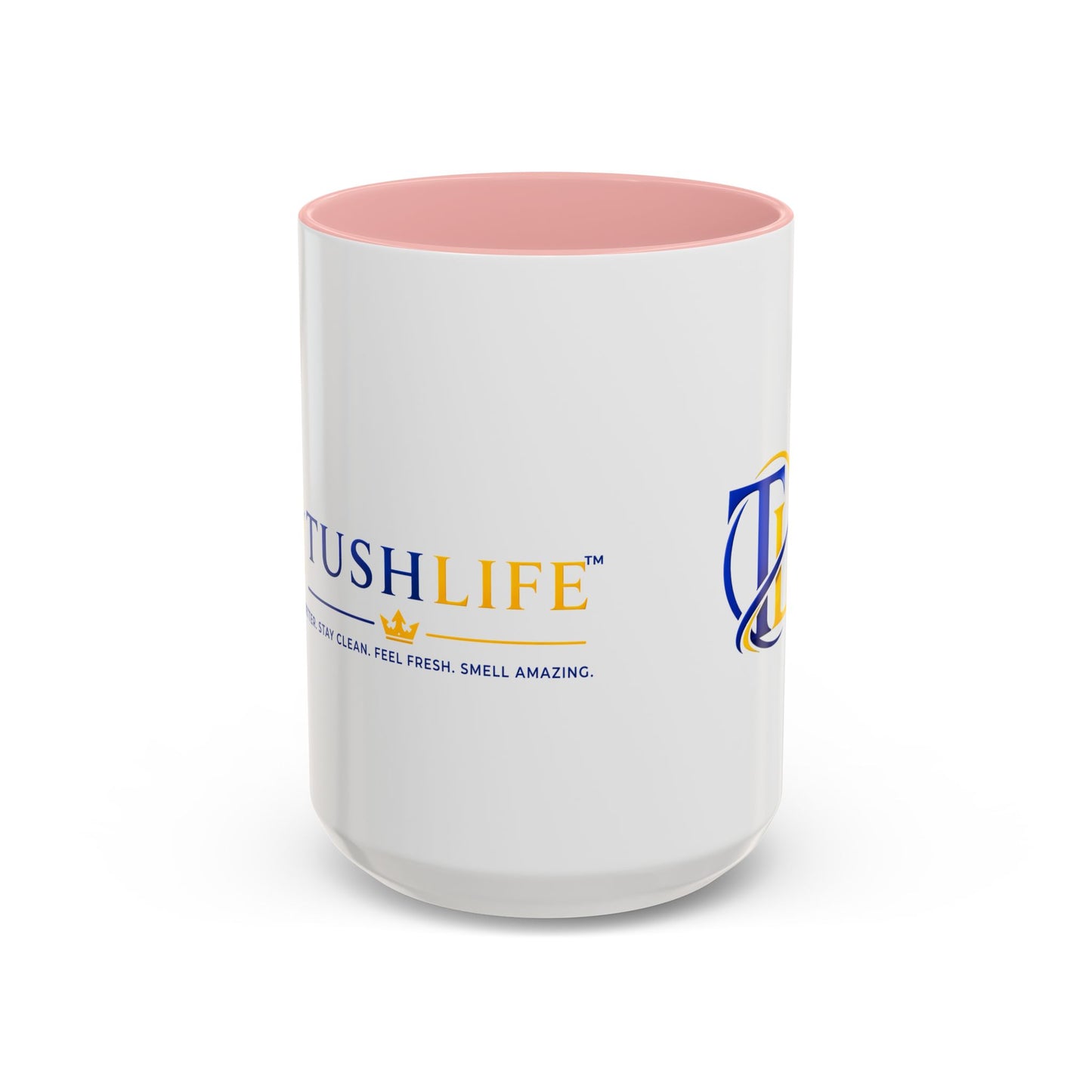Taza de cerámica TUSHLIFE Premium para café, en tamaño de 11 oz y 15 oz, con diseño elegante y marca Printify