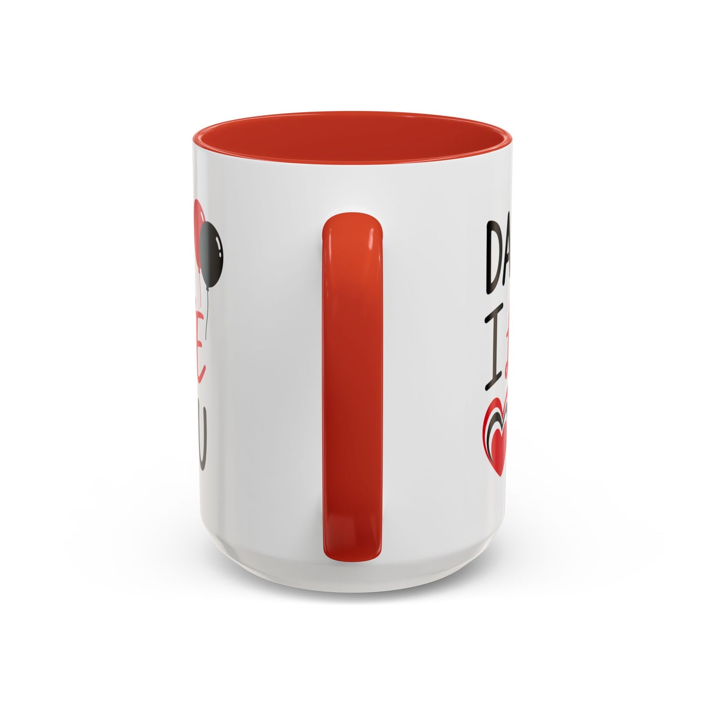 Taza de café con mensaje "Daddy I Love You" de Printify, de 11 oz, perfecta como regalo para el Día del Padre.