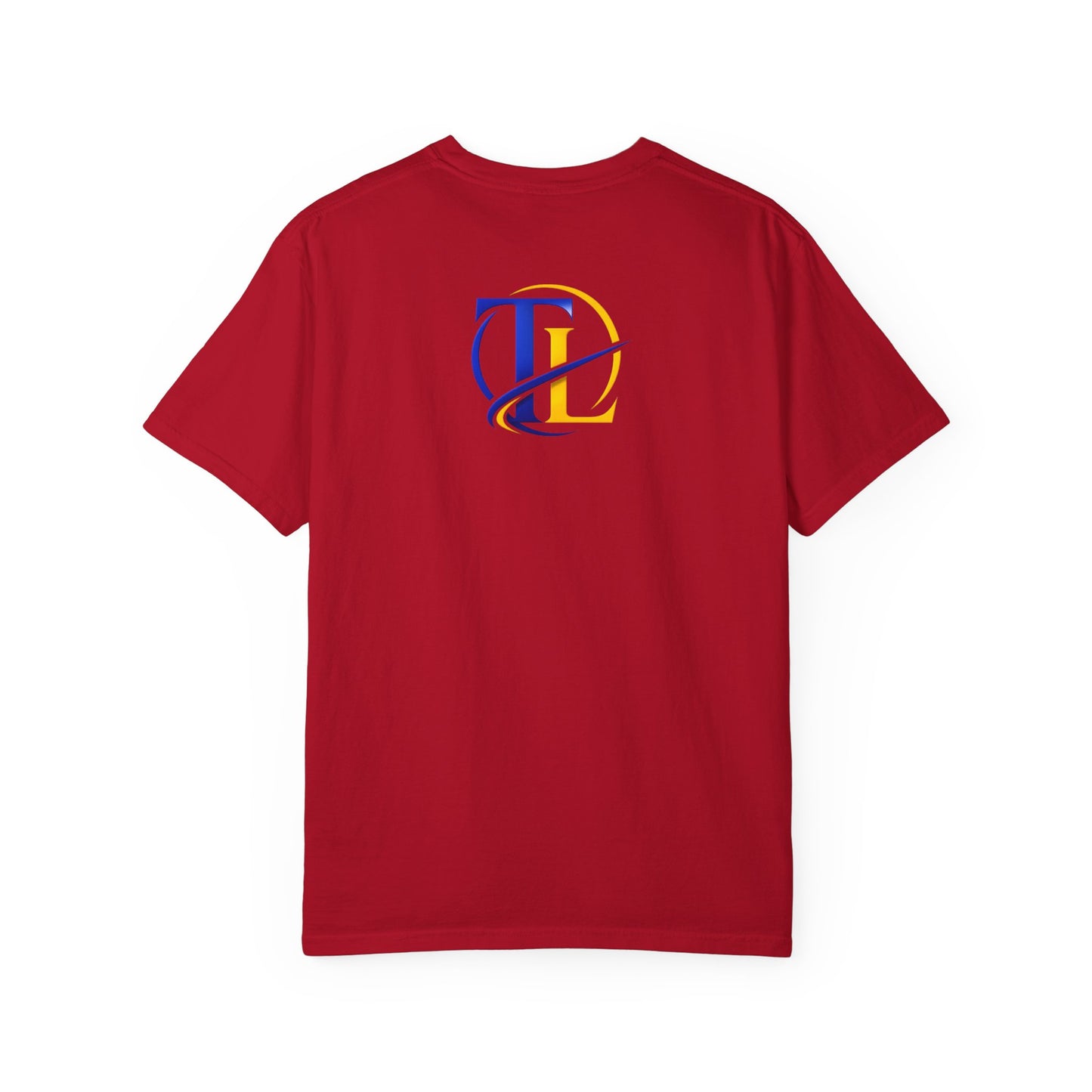 Camiseta de algodón premium TUSHLIFE de Printify, ropa cómoda de uso diario, vista frontal de la camiseta blanca.