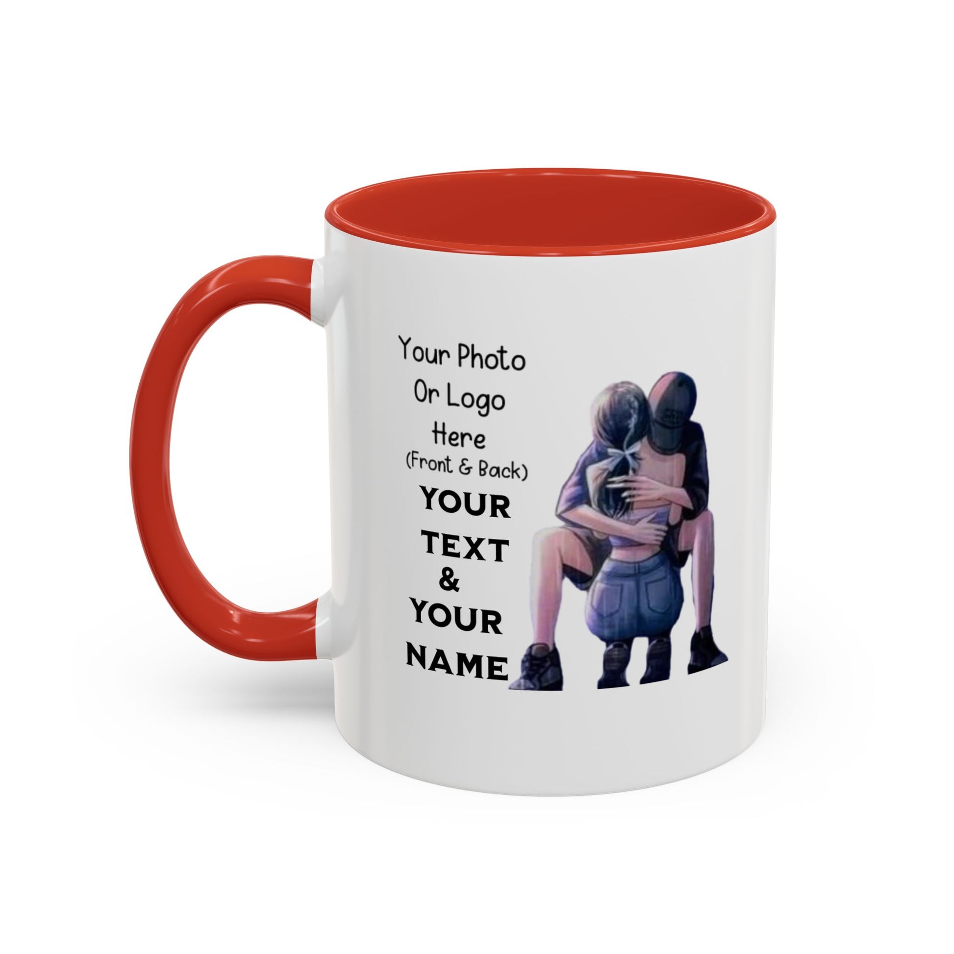 Taza romántica para pareja de 11 y 15 oz, de la marca RJ-Solutions, con diseño de amor, ideal para regalar en aniversario o para pareja