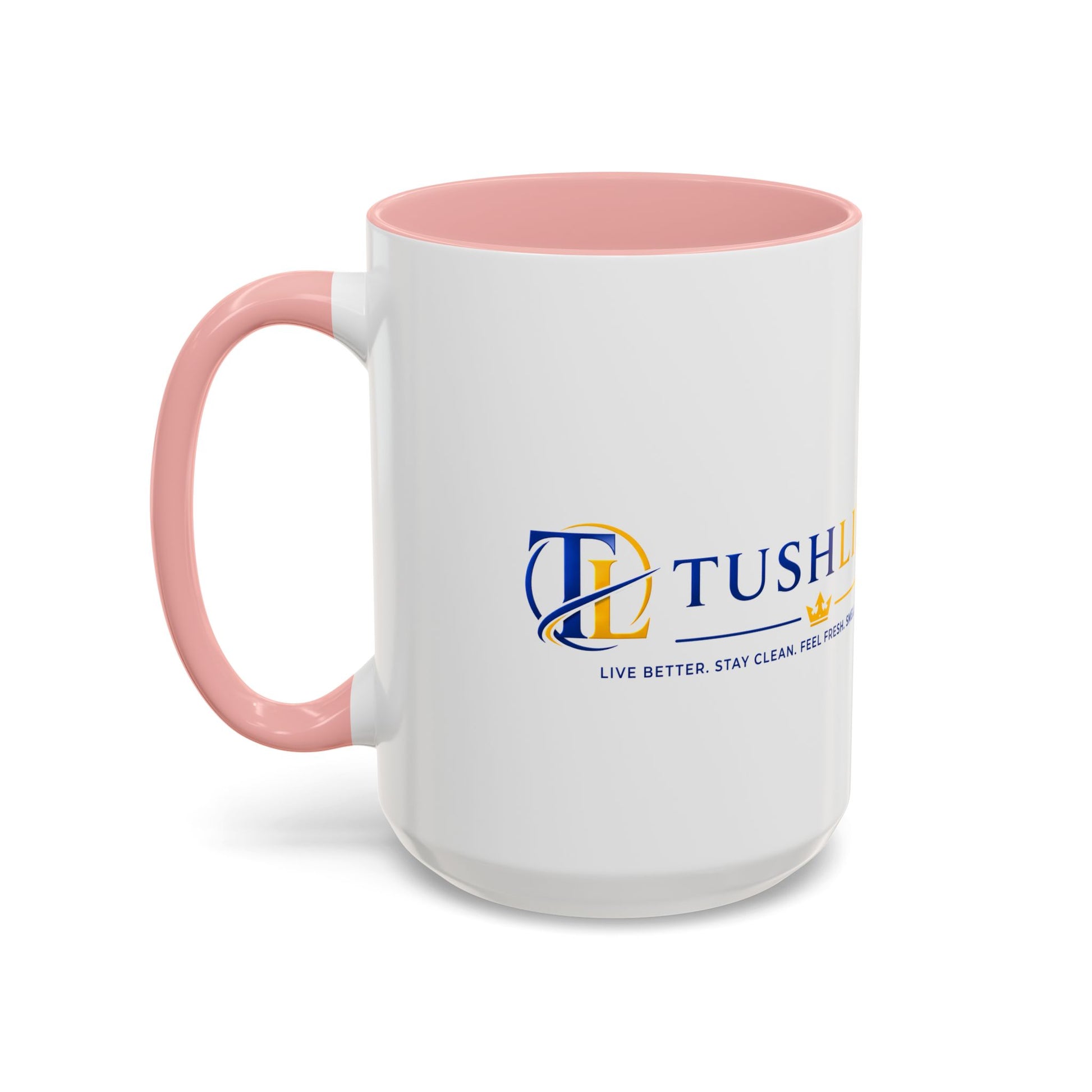 Taza de cerámica premium TUSHLIFE de 11oz o 15oz con diseño elegante, perfecta para café o té, de marca Printify.