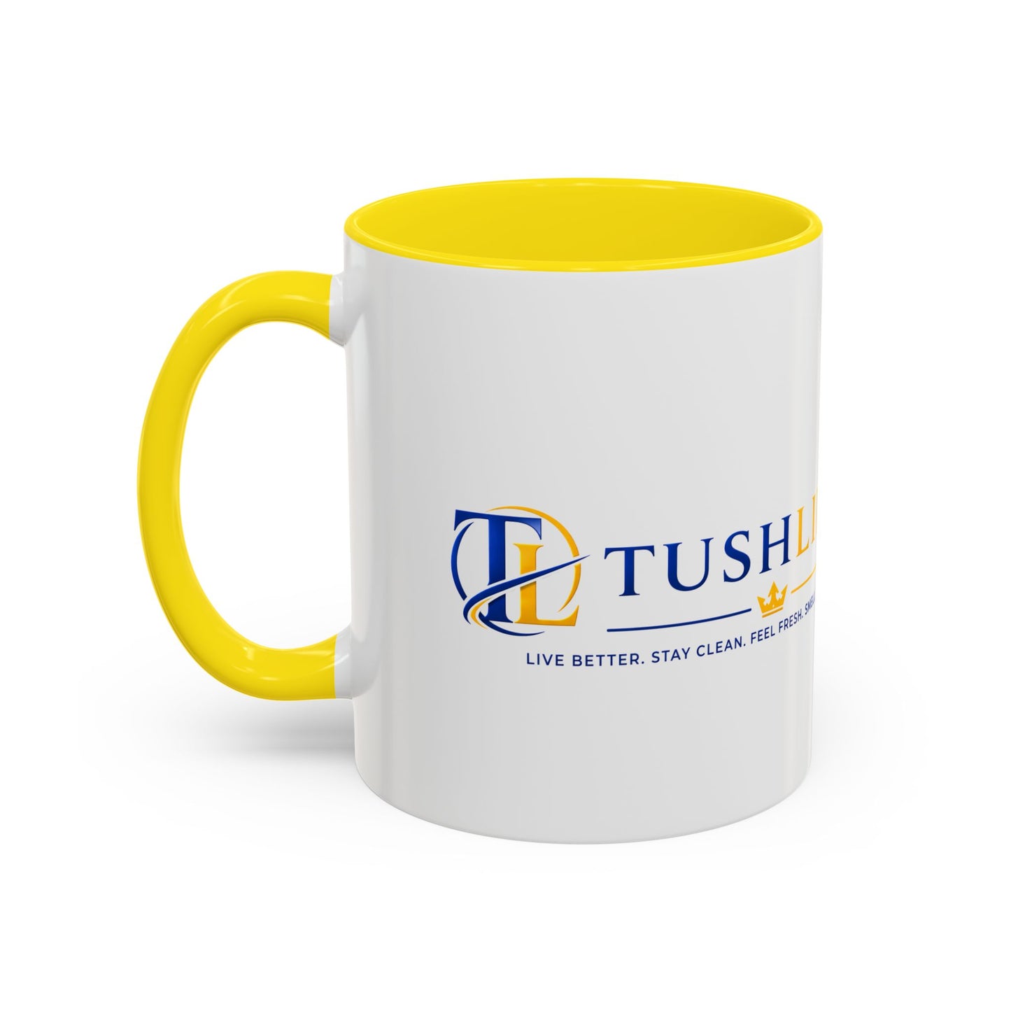 Taza de cerámica TUSHLIFE Premium de 11oz y 15oz, elegante y duradera, con asa cómoda, diseñada por Printify.