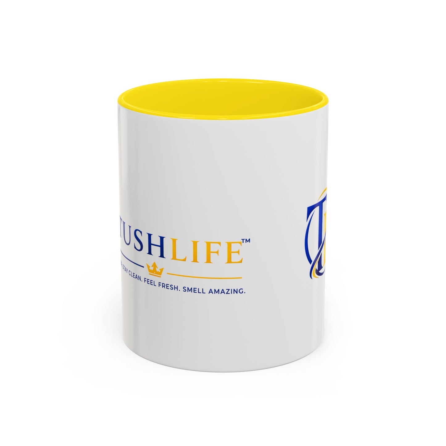 Taza de cerámica TUSHLIFE Premium para café, en tamaños elegantes de 11oz y 15oz, con diseño distintivo, de Printify.