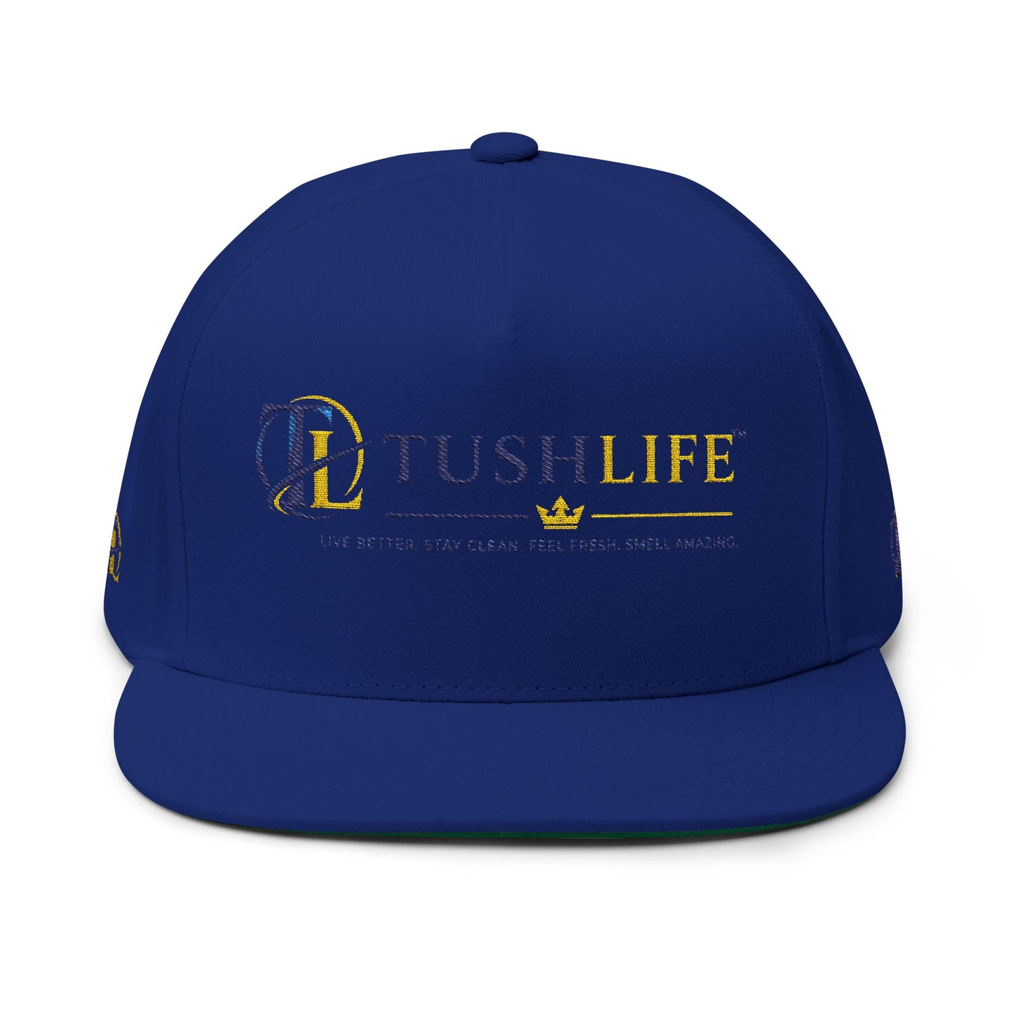 Gorra trucker TushLife con bordado de llama, malla y cierre snapback, estilo casual y moderno, marca Printify