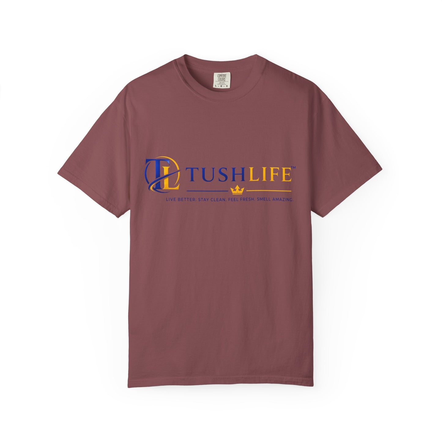 Camiseta T-shirt de algodón premium TUSHLIFE de uso diario, camiseta cómoda y de alta calidad, fabricada por Printify.