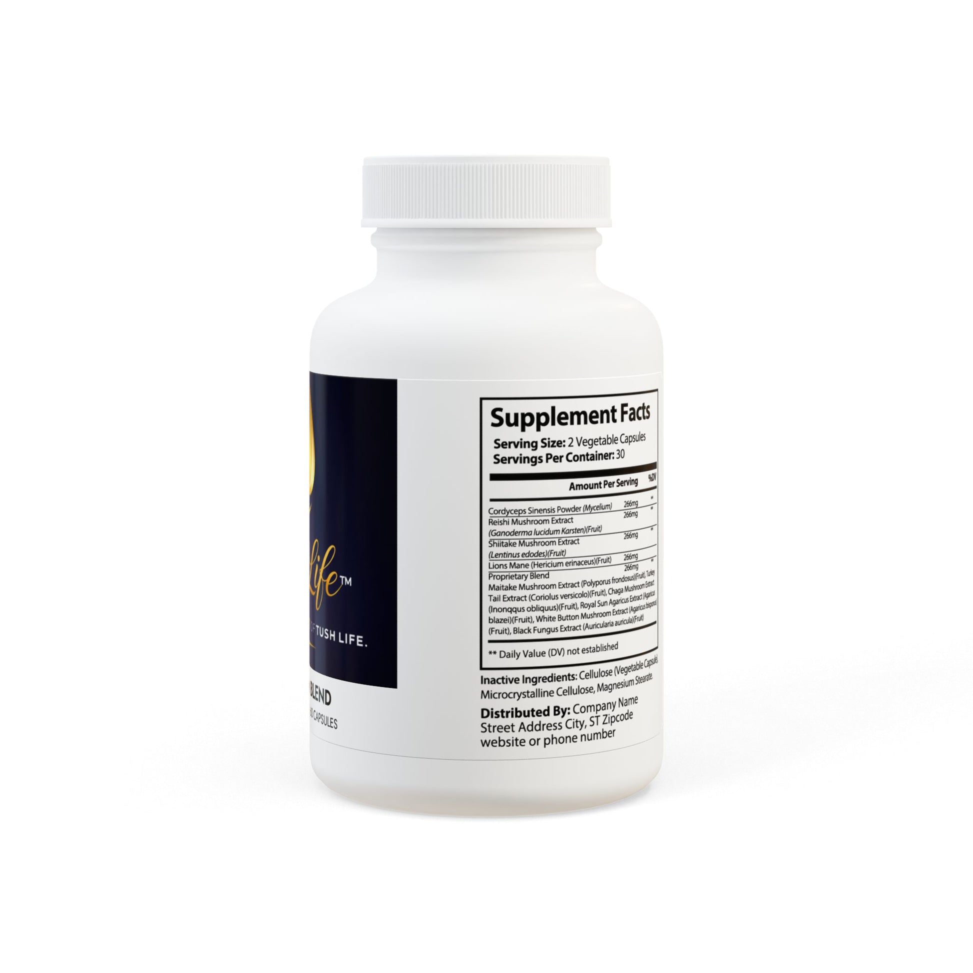 Suplemento de remolacha Tushlife de RJ-Solutions en cápsulas, mejora energía, flujo sanguíneo y salud del corazón, vegano y no GMO