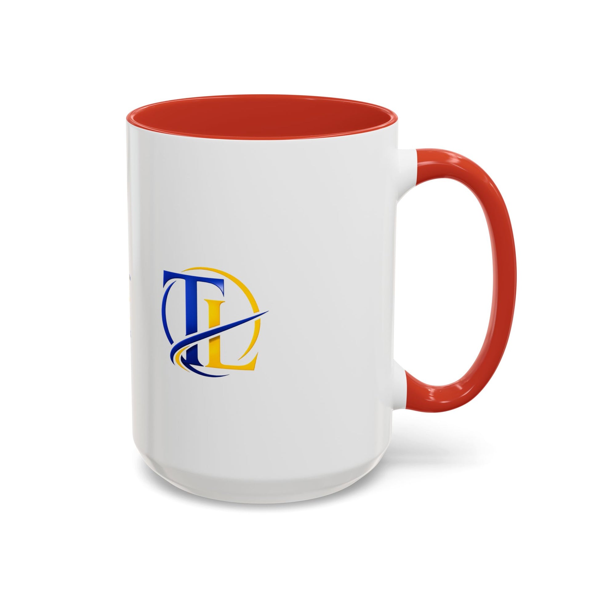 Taza de café de cerámica TUSHLIFE Premium de 11oz y 15oz con diseño elegante, marca Printify, vista frontal sobre fondo neutro.