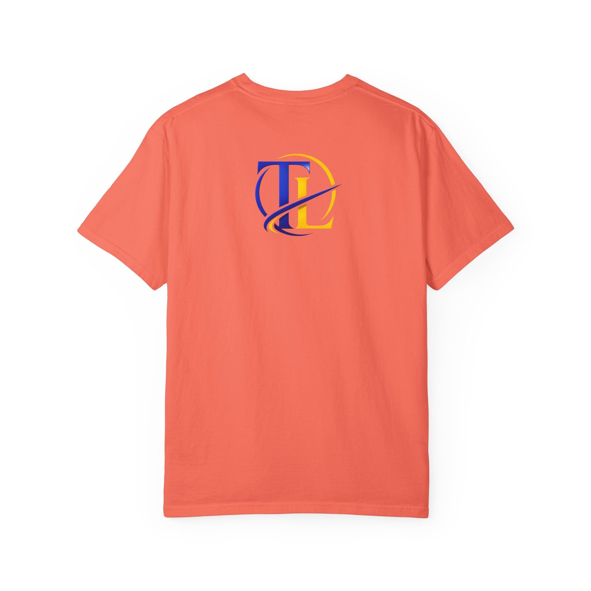 Camiseta de algodón premium TUSHLIFE, camiseta cómoda para uso diario, en color blanco con diseño simple, de marca Printify.