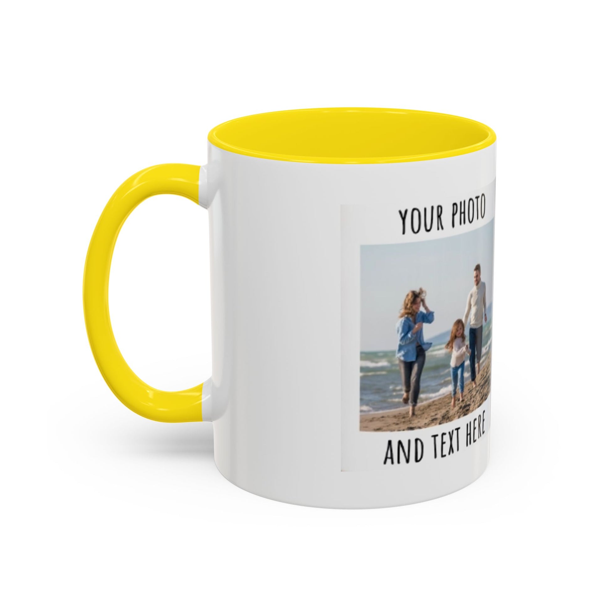 Taza de cerámica para pareja con mensaje personalizado, ideal como regalo para esposa y esposo, en tamaño de 11 oz o 15 oz.