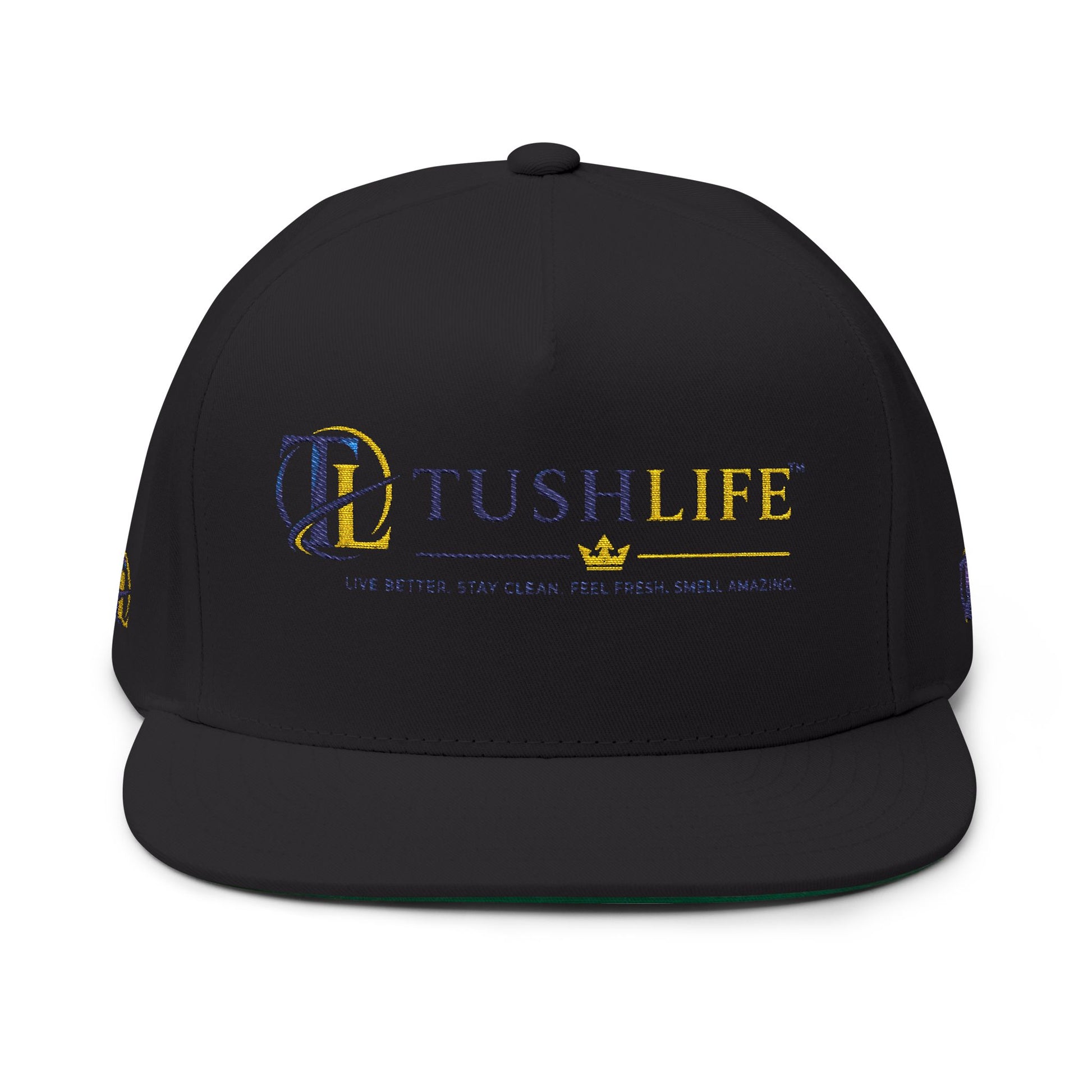 Gorra trucker TushLife con bordado de llama, malla y cierre ajustable, estilo snapback, de la marca Printify
