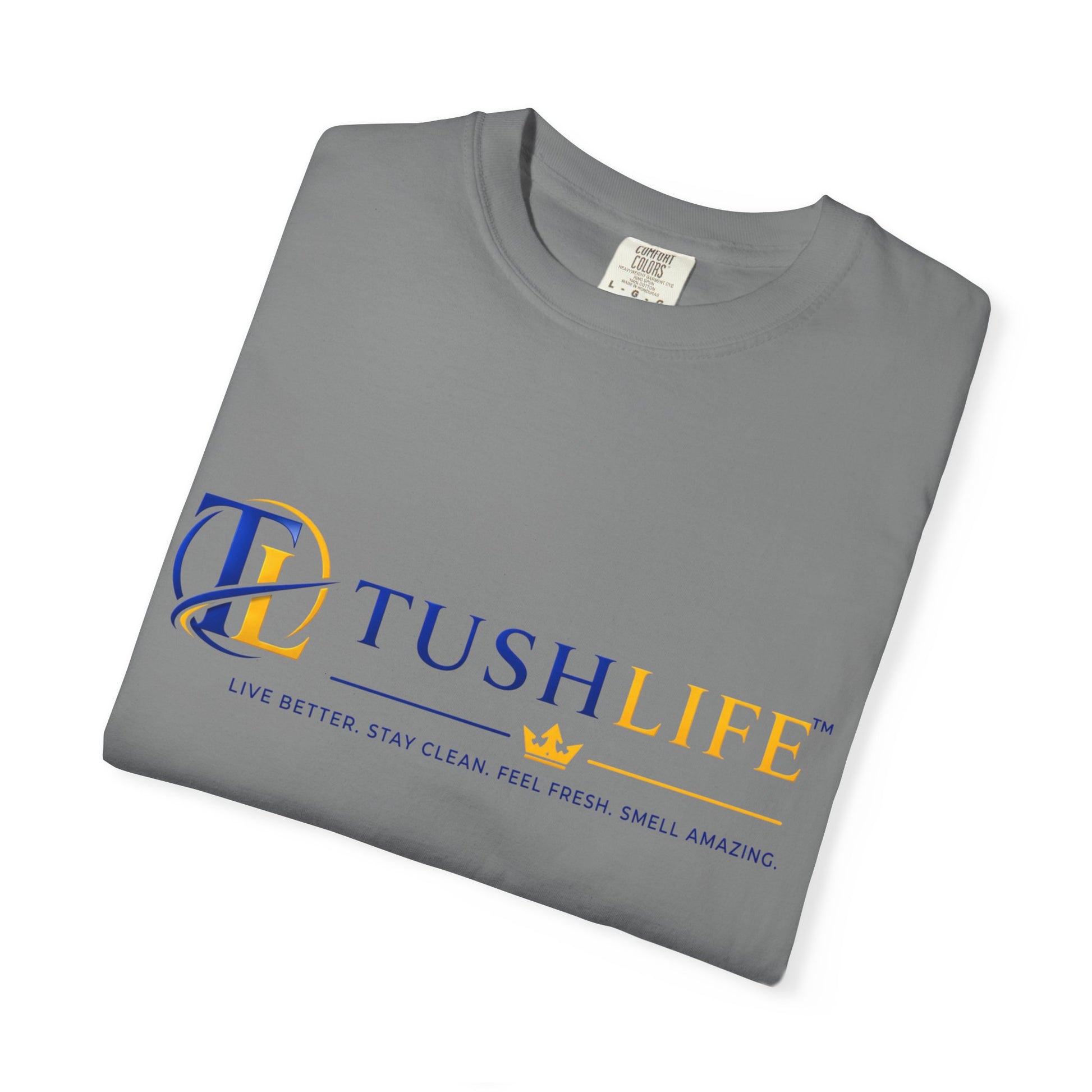 Camiseta de algodón premium TUSHLIFE para uso diario, camiseta de corte clásico con diseño simple y cómodo, de la marca Printify.