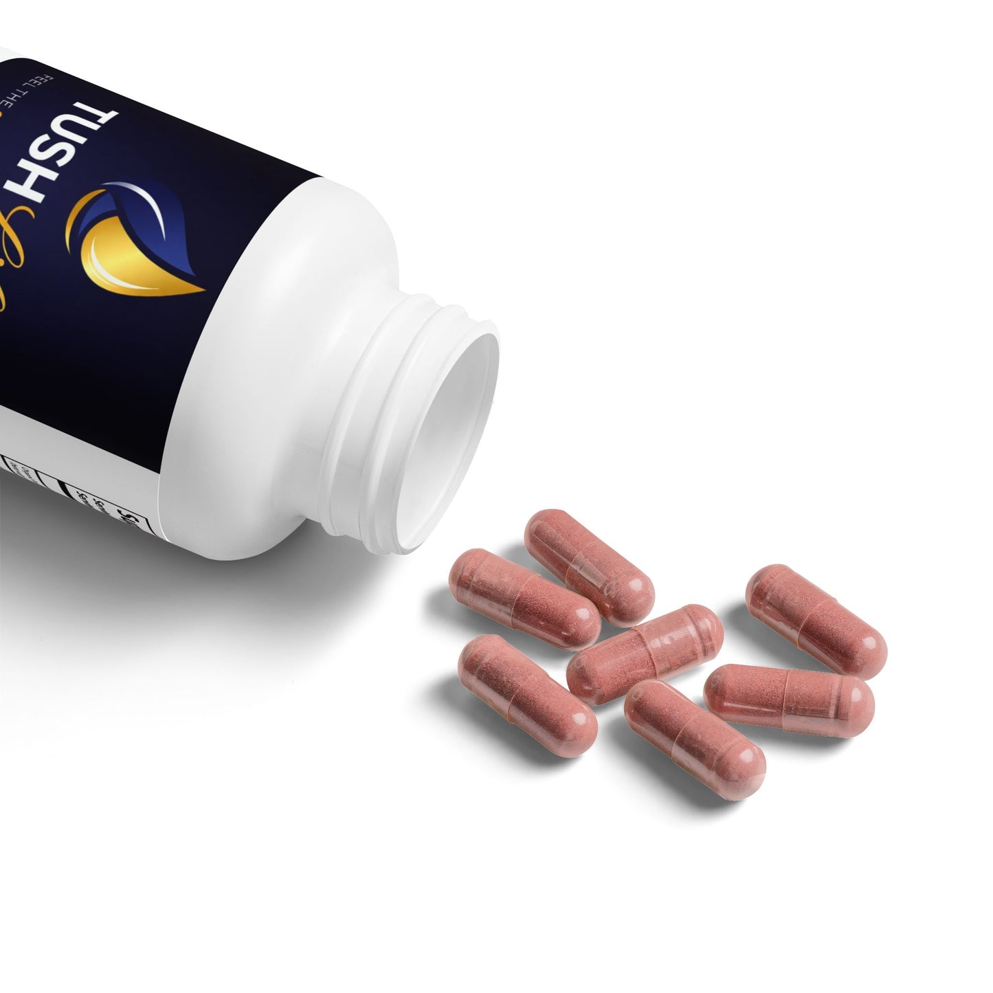Suplemento natural de remolacha Tushlife de RJ-Solutions, 60 cápsulas, para energía, flujo sanguíneo y salud cardiovascular.
