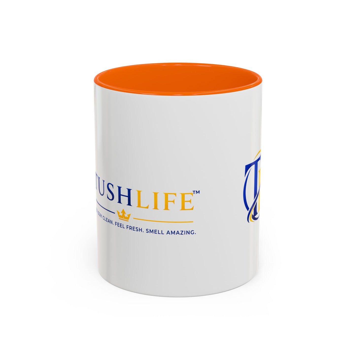 Taza de cerámica TUSHLIFE Premium para café, elegante en tamaños de 11oz y 15oz, con diseño impreso de alta calidad.