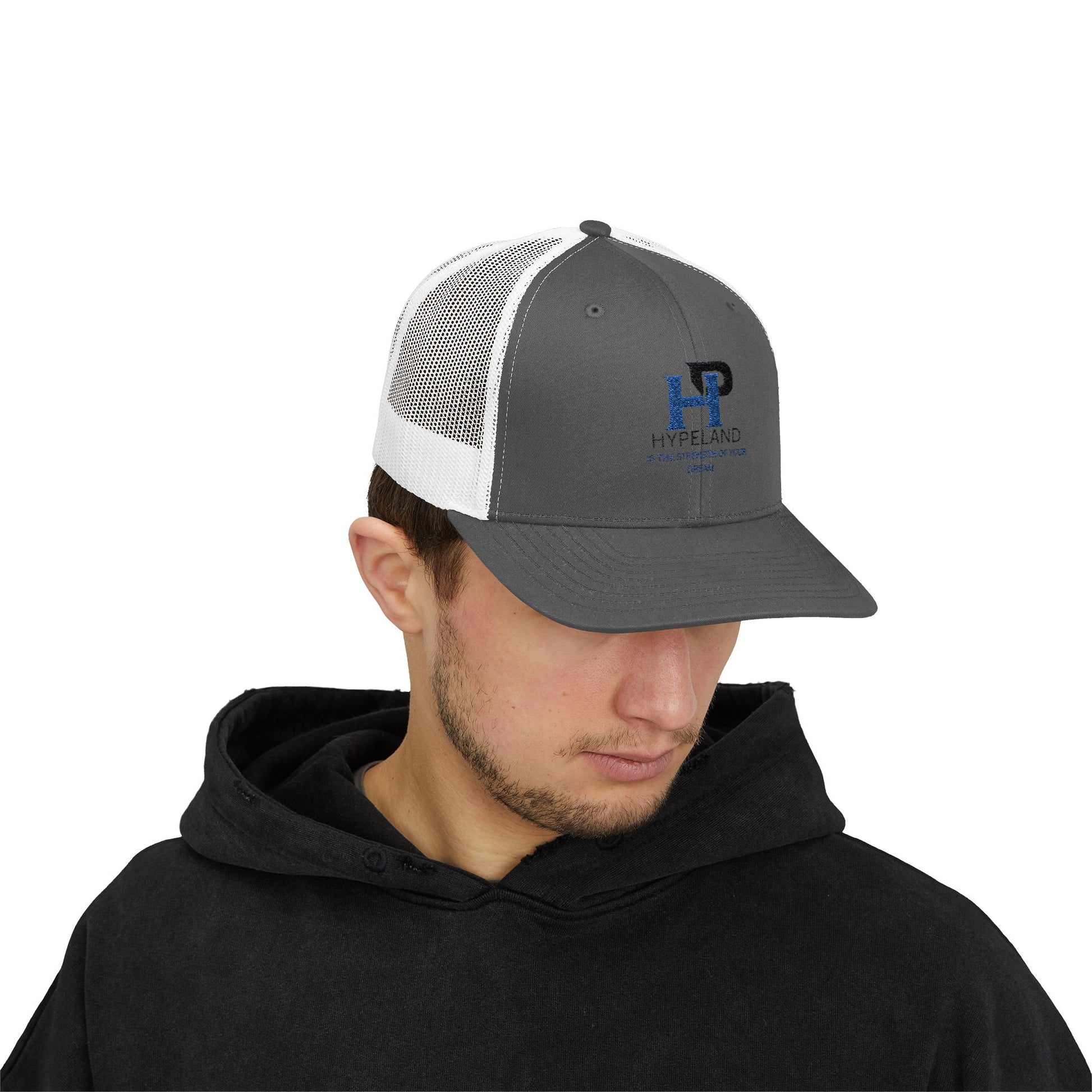 Gorra trucker deportiva Dreamblue, sombrero snapback casual para exteriores, verano, y ocasiones informales.