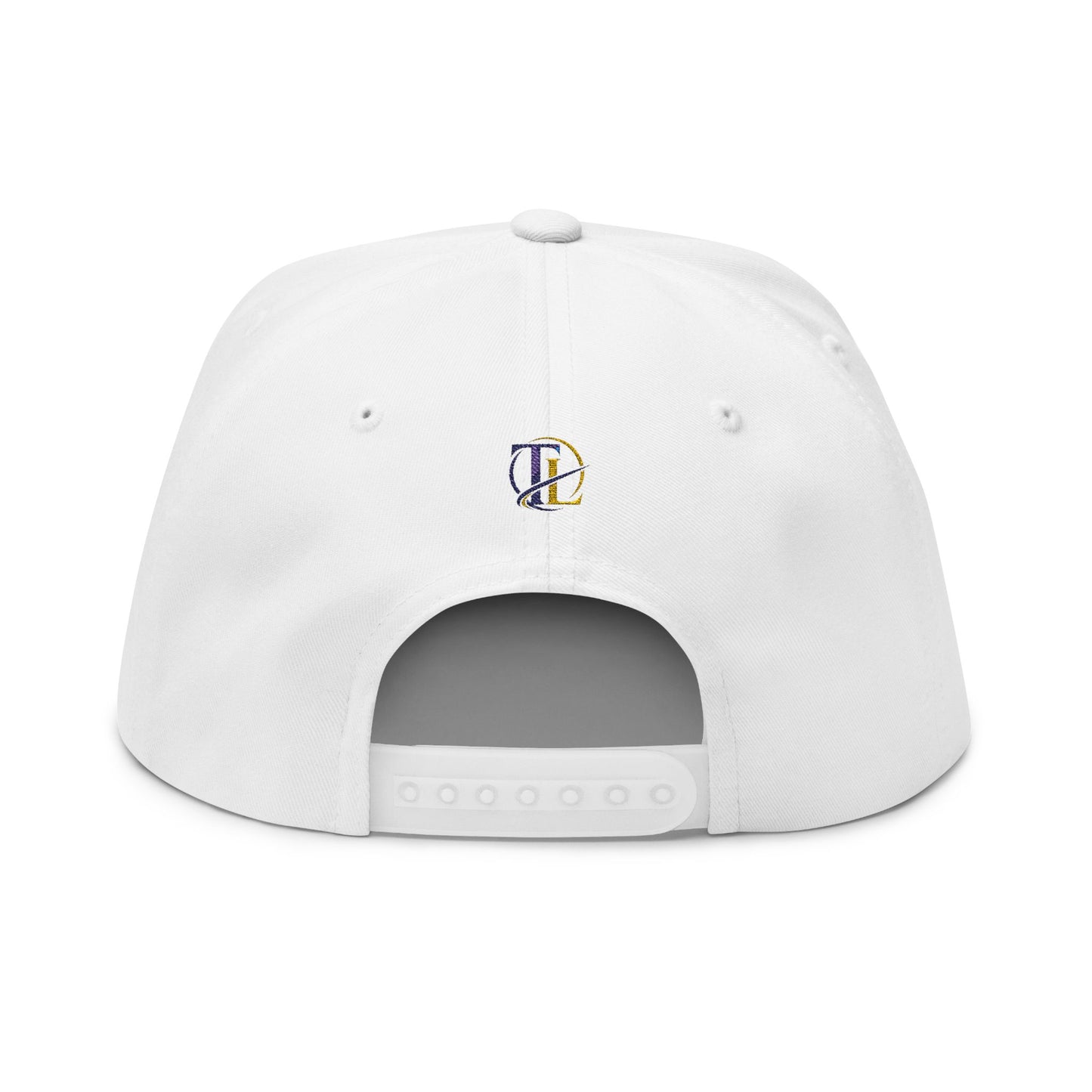 Gorra trucker TushLife Flame con bordado, malla y cierre ajustable, estilo snapback, en colores vibrantes y diseño llamativo