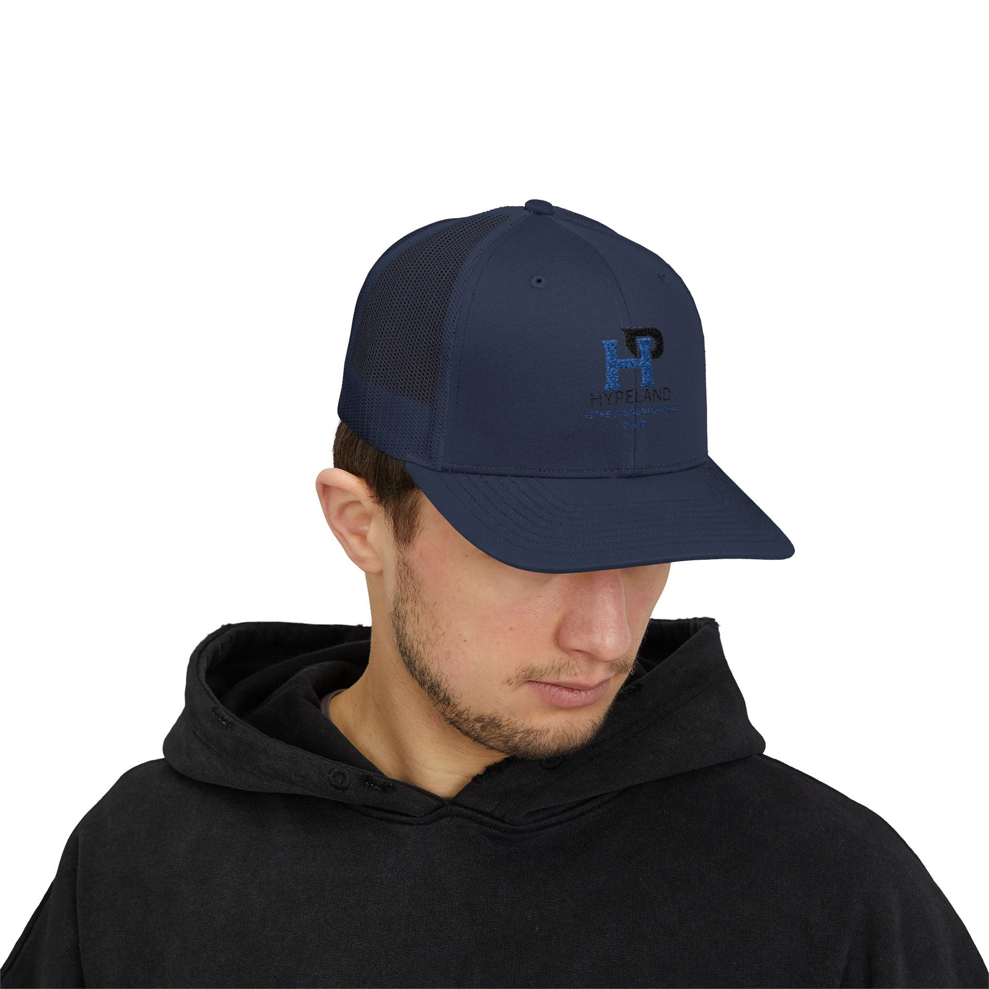 Gorra trucker deportiva de Dreamblue, estilo snapback casual para verano, actividades al aire libre y ocasiones informales.