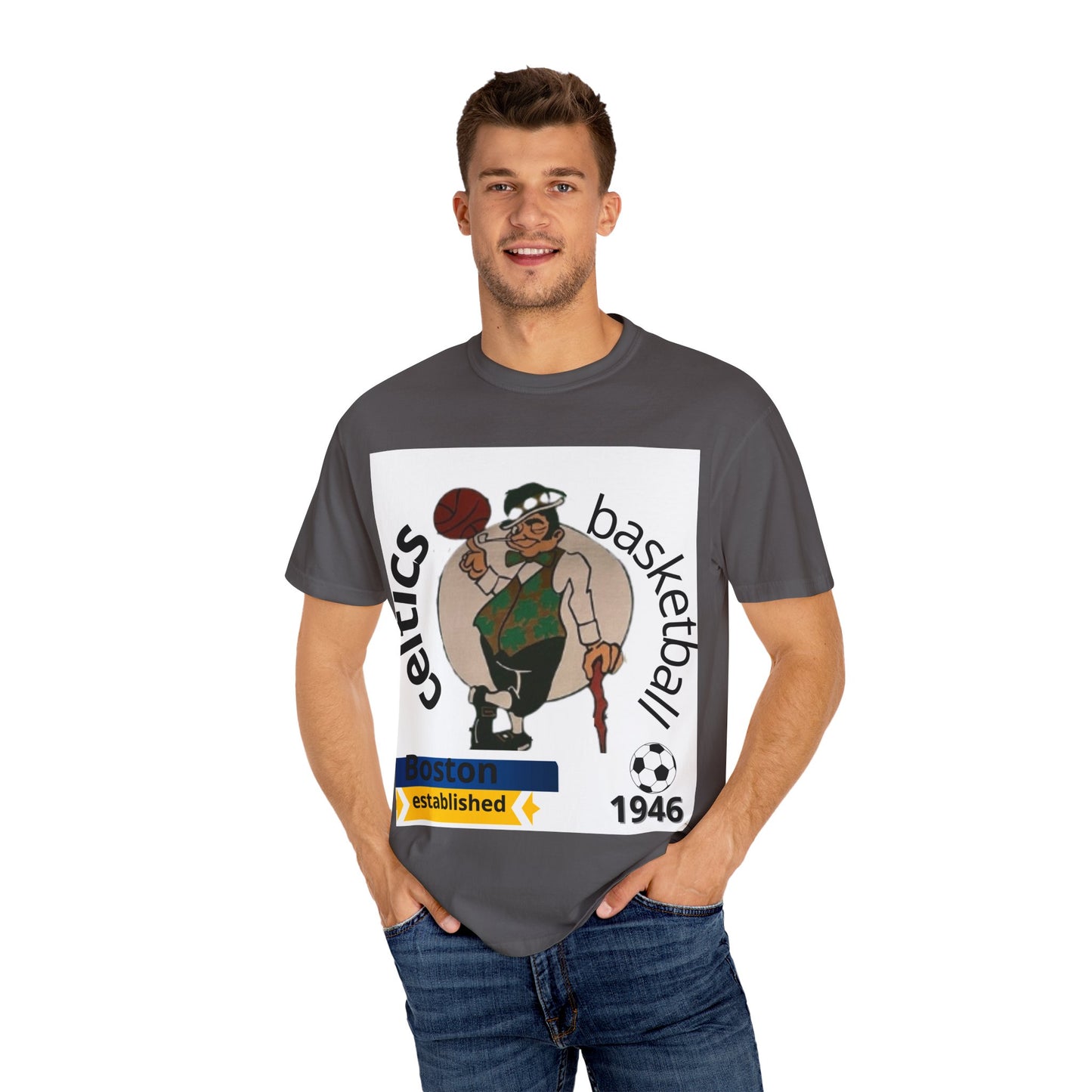 Camiseta unisex de los Boston Celtics Legends Tribute de Comfort Colors, ropa deportiva para adultos y adolescentes, ideal para fans de baloncesto