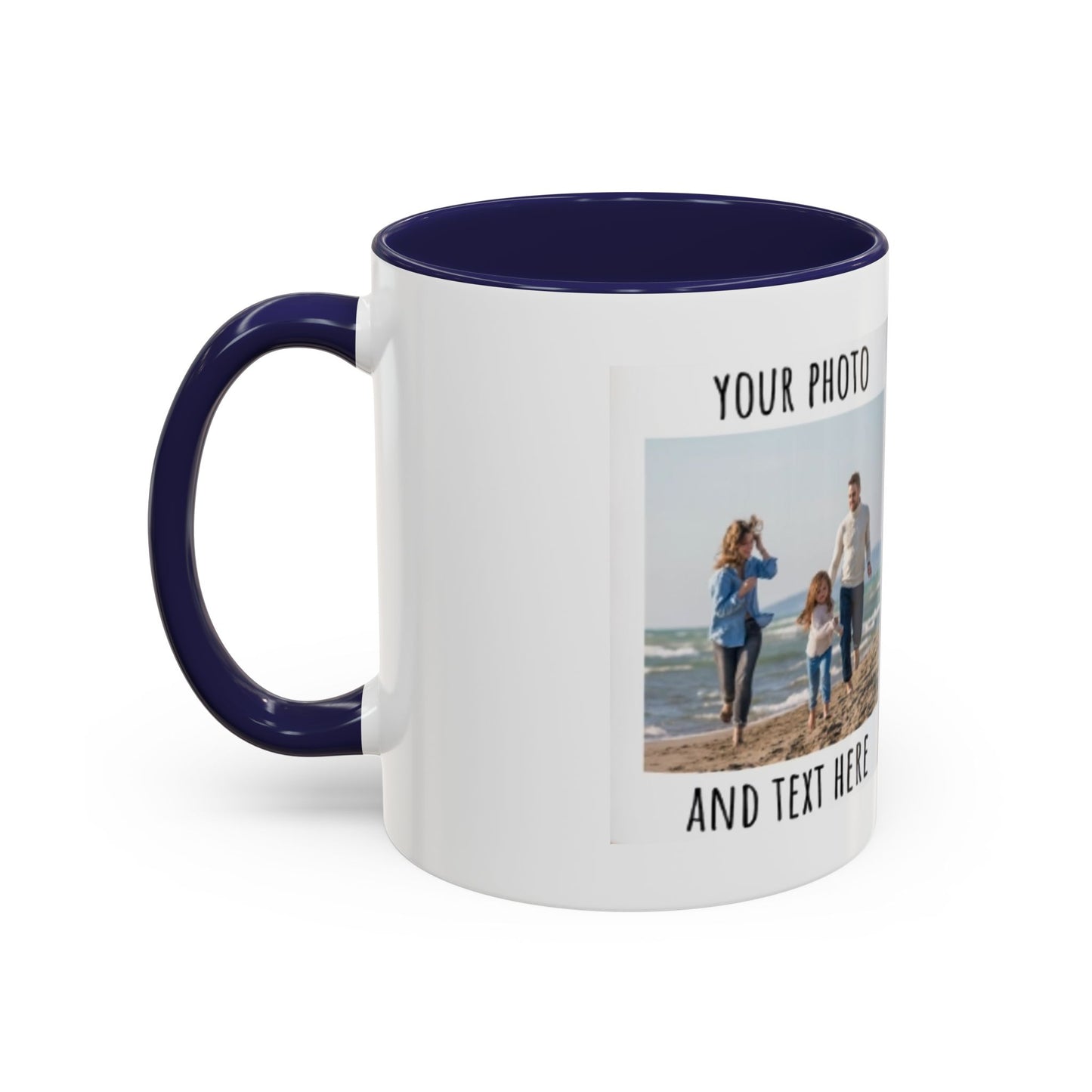 Taza de cerámica para pareja de Printify con diseño de amor, ideal para esposa, esposo o pareja, disponible en 11oz y 15oz.