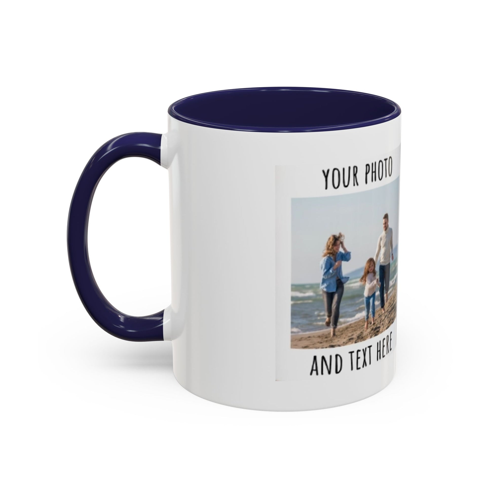 Taza de cerámica para pareja de Printify con diseño de amor, ideal para esposa, esposo o pareja, disponible en 11oz y 15oz.