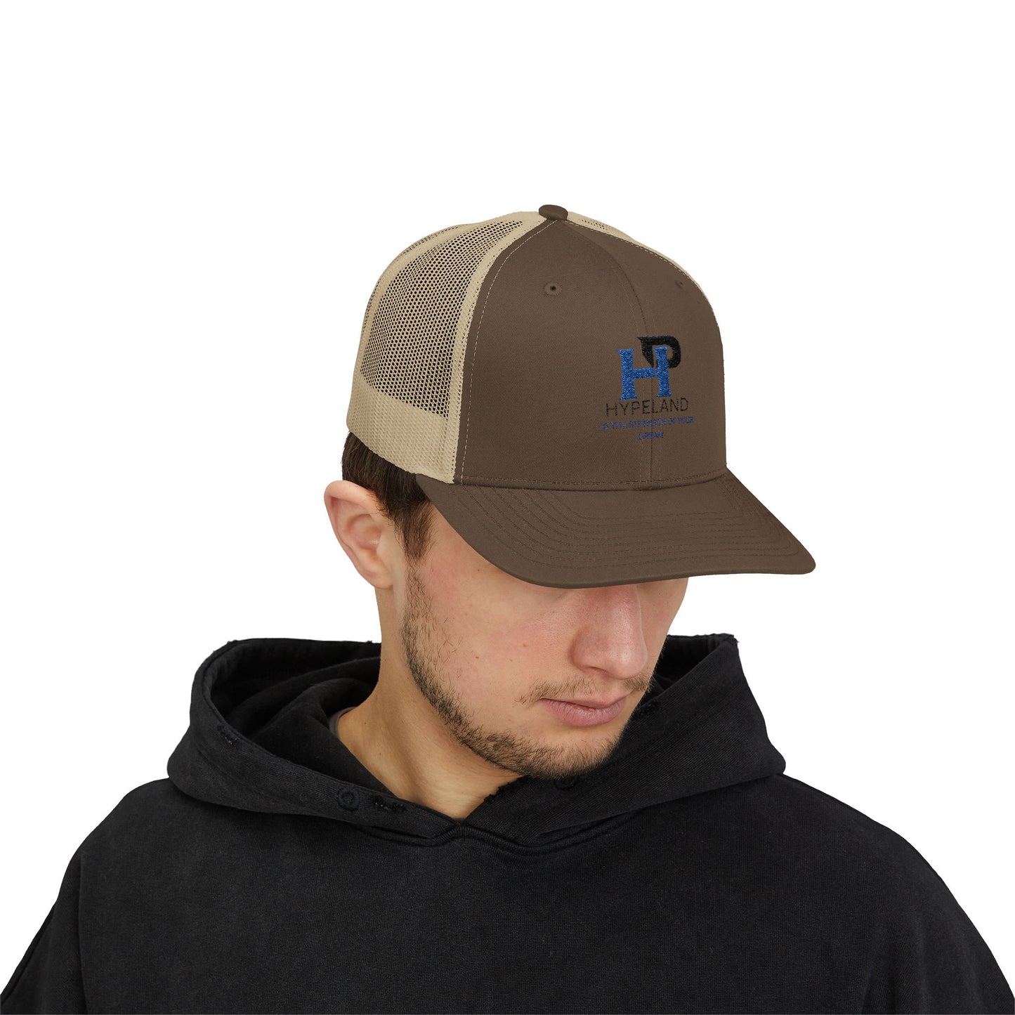 Gorra trucker deportiva Dreamblue, estilo snapback casual para verano, actividades al aire libre y ocasiones informales.