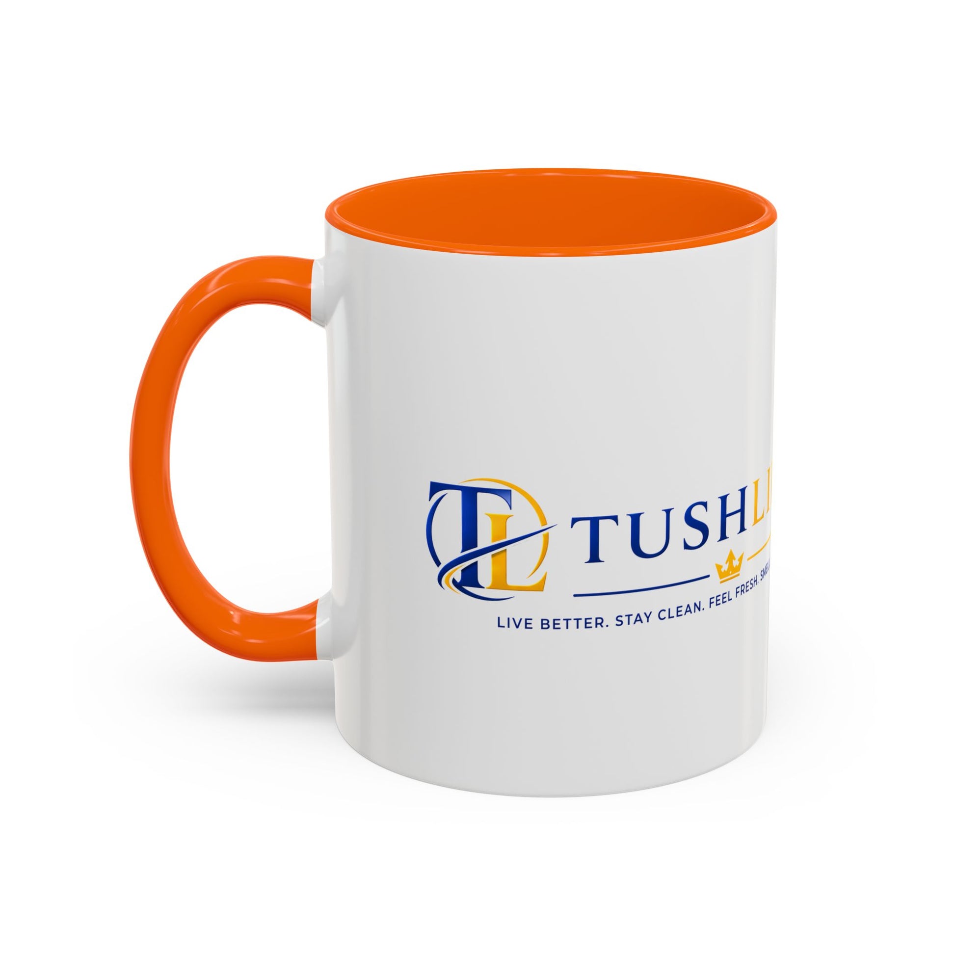 Taza de cerámica TUSHLIFE Premium para café, en tamaño de 11oz y 15oz, con diseño elegante y marca Printify.