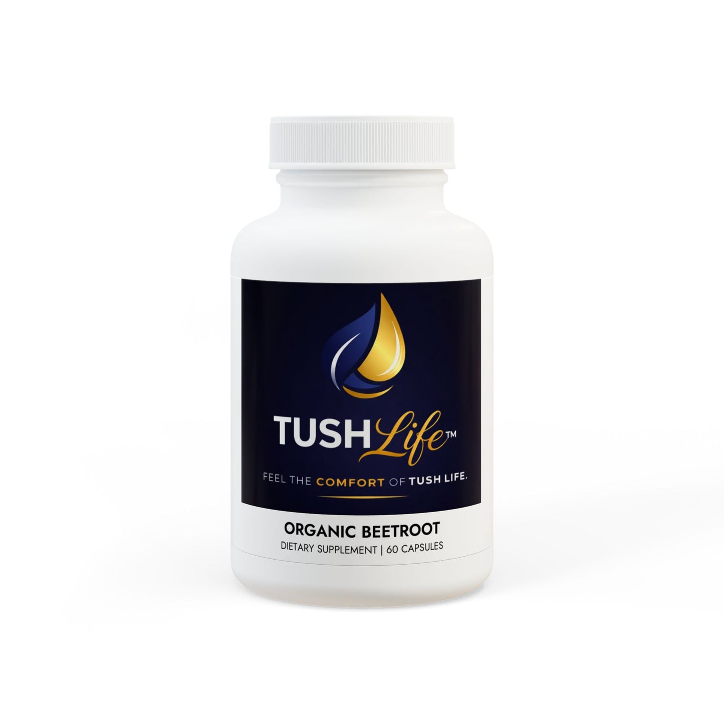 Suplemento de remolacha Tushlife de RJ-Solutions, cápsulas veganas para aumentar la energía, la circulación y la salud del corazón.