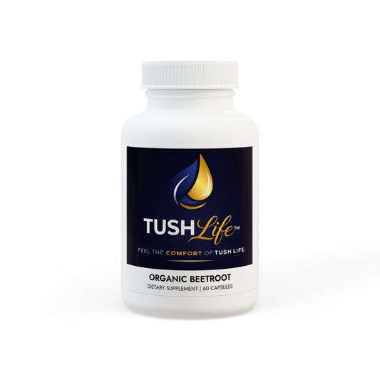 Suplemento de remolacha Tushlife de RJ-Solutions, cápsulas veganas para aumentar la energía, la circulación y la salud del corazón.
