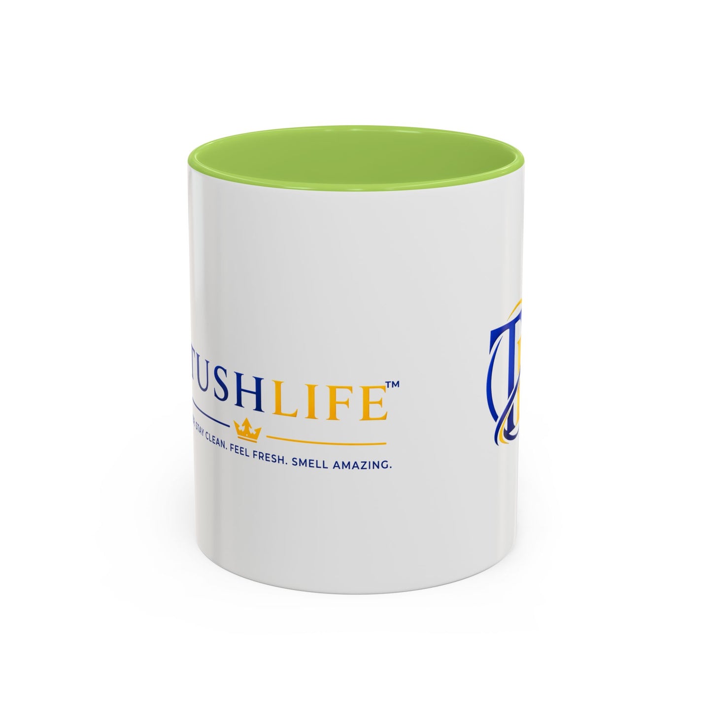 Taza de cerámica premium TUSHLIFE de 11oz y 15oz, elegante y duradera, diseñada para café y bebidas calientes, de Printify.