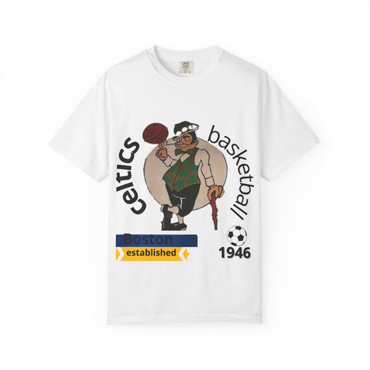 Camiseta unisex Boston Celtics Legends Tribute de Printify, tela cómoda, ideal para fans de baloncesto y deportistas.