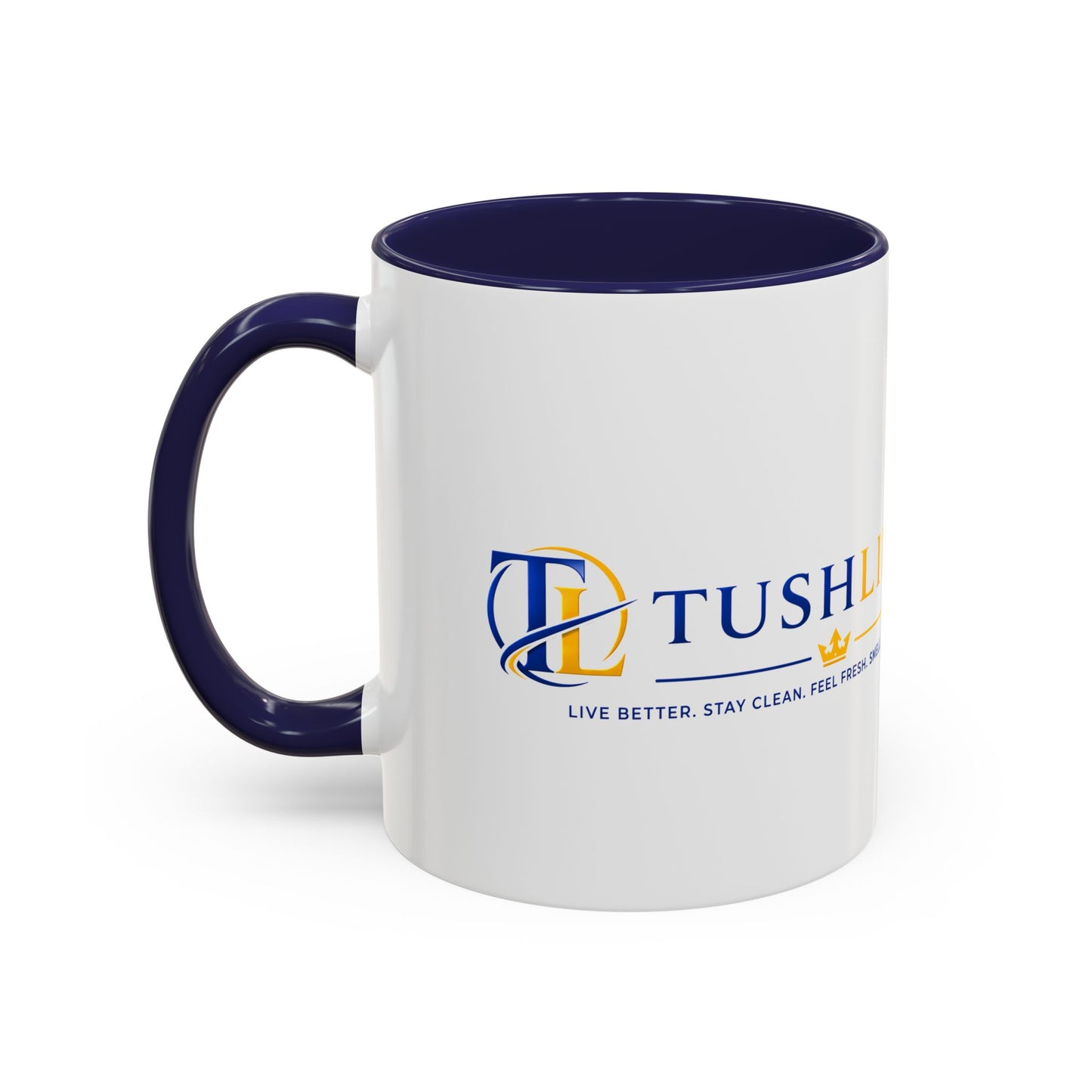 Taza de cerámica TUSHLIFE Premium para café, en tamaños elegantes de 11oz y 15oz, con diseño impreso de Printify
