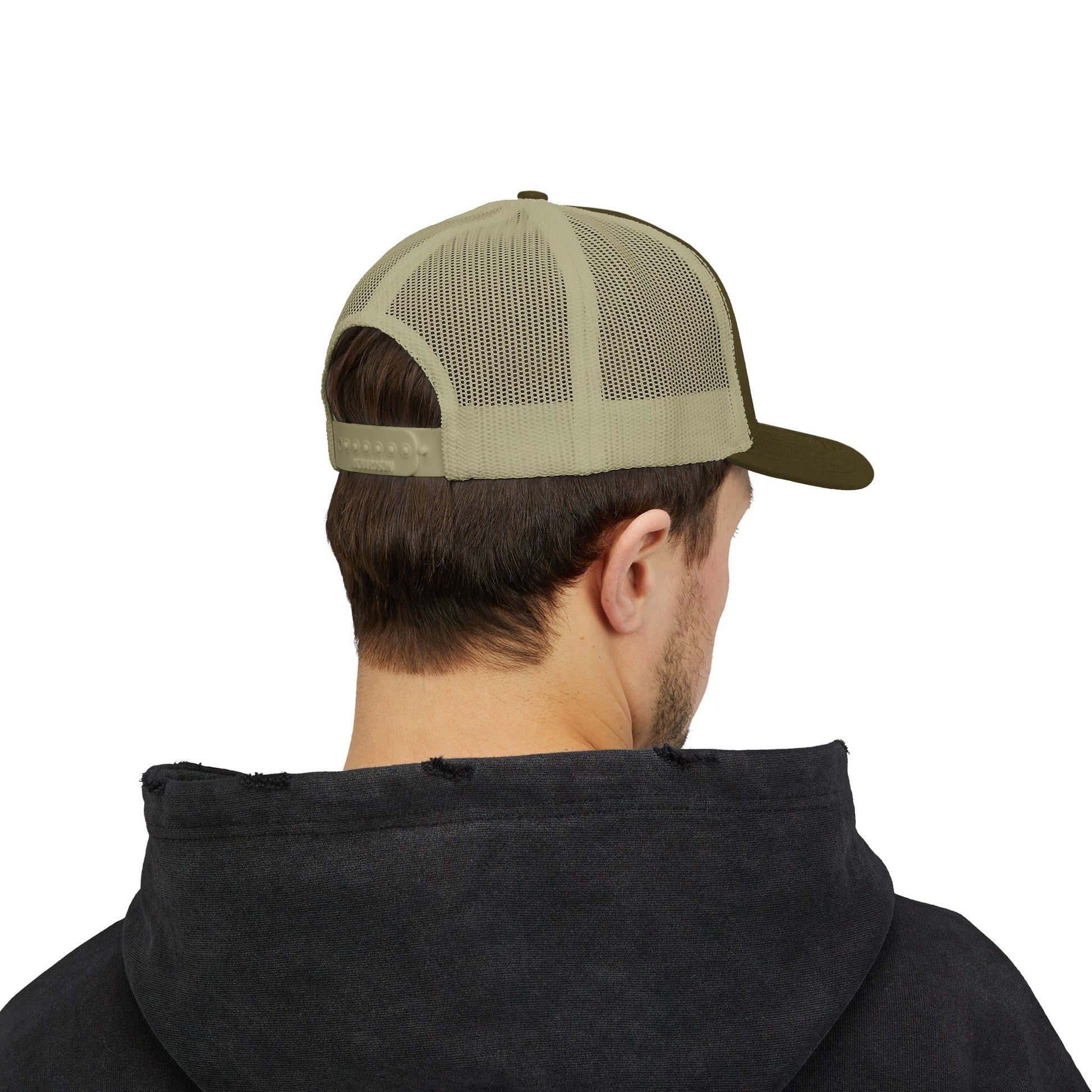 Gorra trucker deportiva de Dreamblue, snapback casual para exteriores, verano y ocasiones informales, protección solar y estilo.