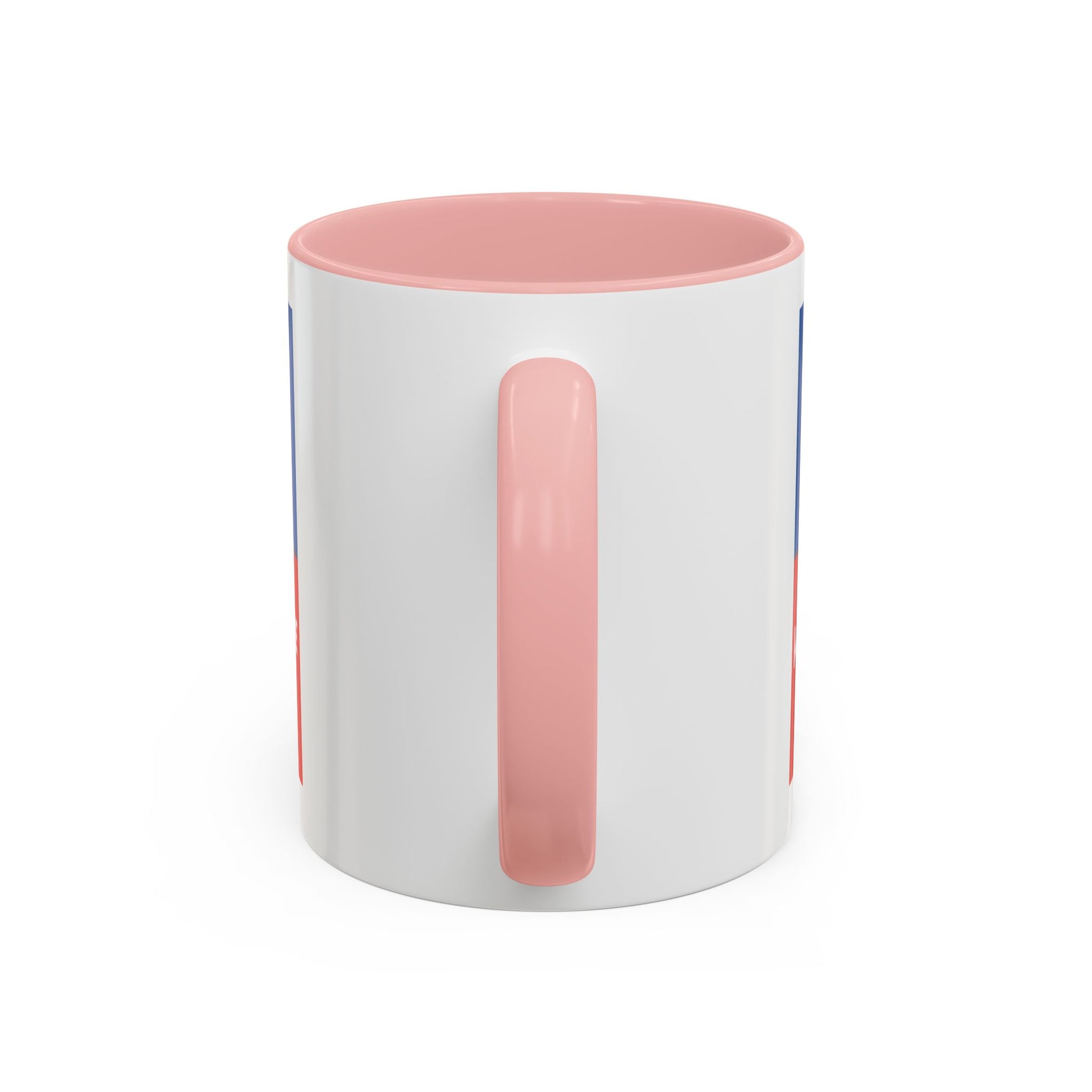 Taza de cerámica Printify con diseño de canal de café haitiano La Pap Kanpe, ideal para té, café y decoración de cocina u oficina.