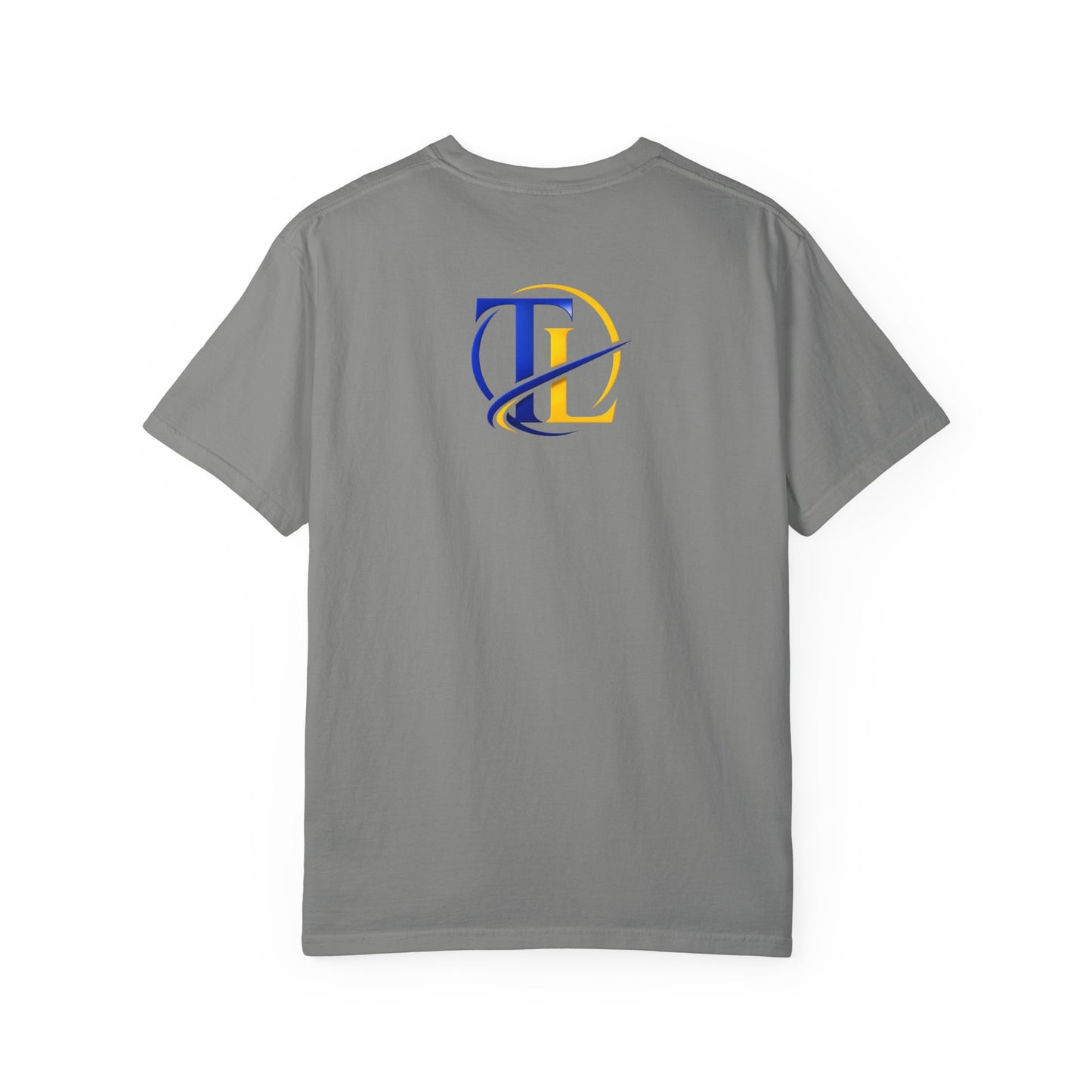 Camiseta de algodón premium TUSHLIFE para uso diario, en color blanco, con cuello redondo y diseño sencillo.