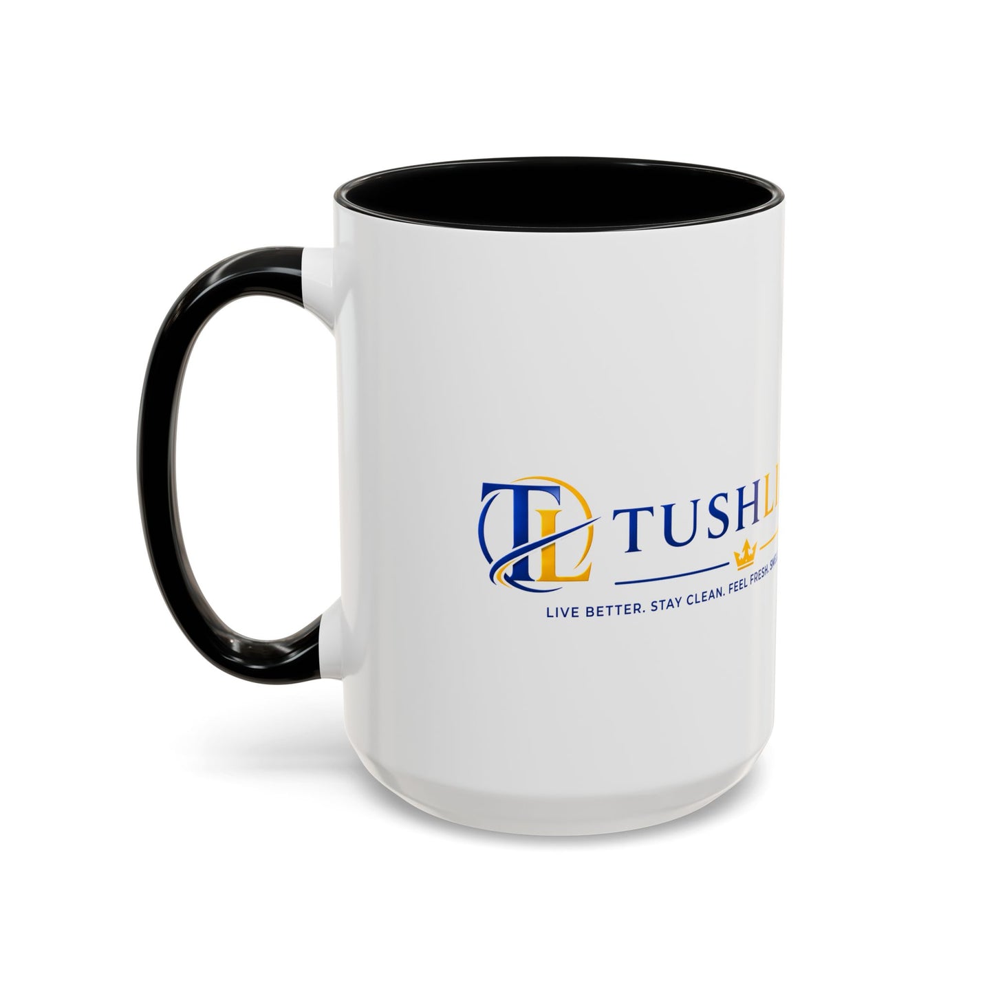 Taza de cerámica premium TUSHLIFE de 11oz y 15oz con diseño elegante, ideal para café o té.