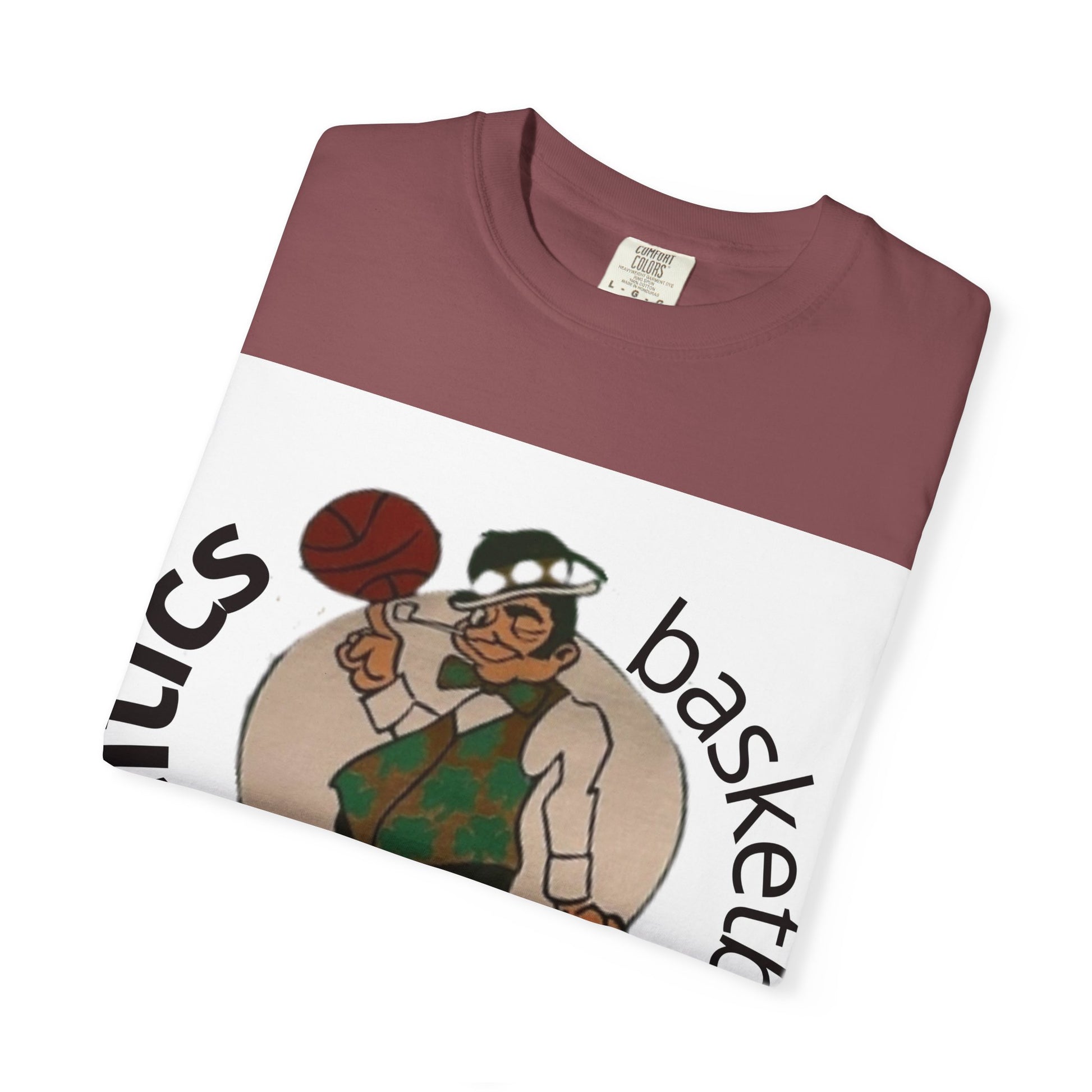 Camiseta unisex de los Boston Celtics Legends Tribute de Comfort Colors, ideal para fans de baloncesto y deportes.