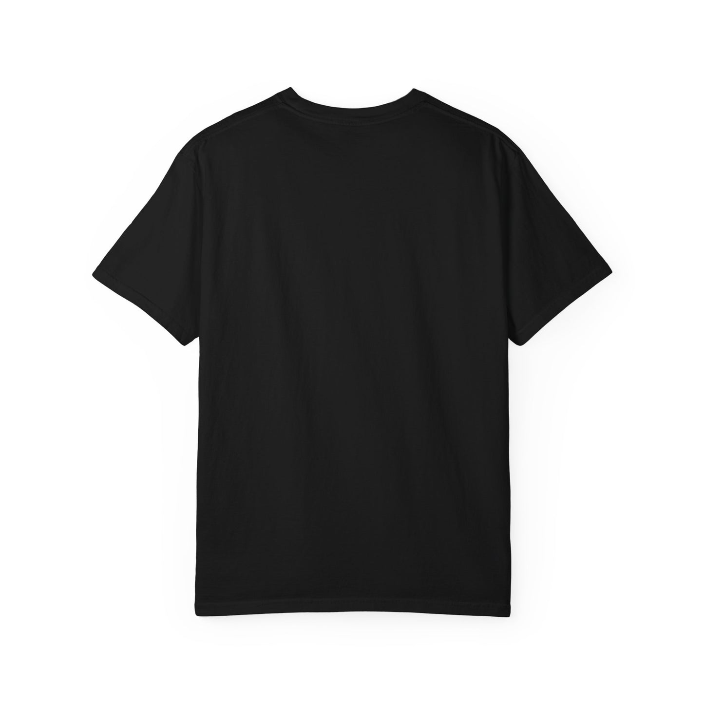Camiseta unisex "Blessed by God" de Printify, decolorada, con mensaje religioso, perfecta para iglesia, familia y viajes.