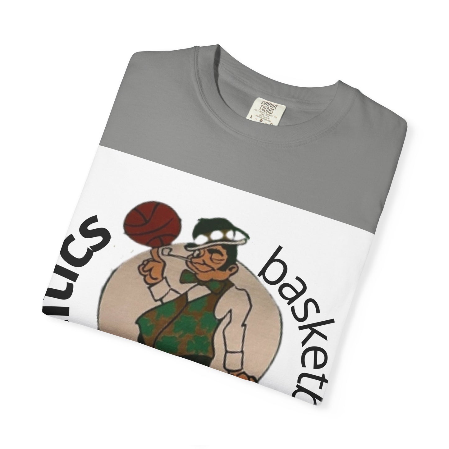 Camiseta unisex Boston Celtics Legends Tribute de Comfort Colors, ideal para fanáticos del baloncesto y aficionados de los Celtics.