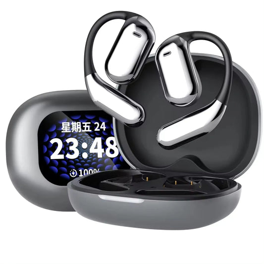 Auriculares inalámbricos Dreamblue Q16 Pro con aplicación, en-ear para juegos y música, con diseño BT y estuche de carga.