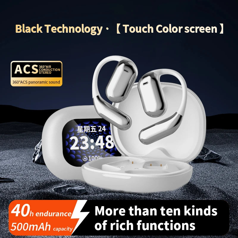 Auriculares inalámbricos TWS Dreamblue Q16 Pro con app, diseño en-ear para gaming y llamadas, color negro con micrófono.