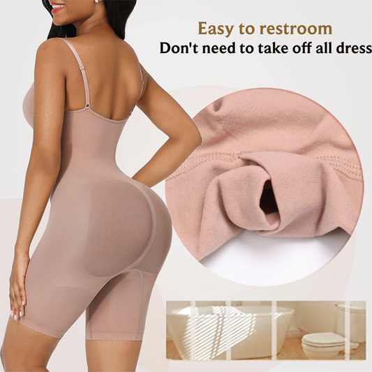 Faja moldeadora plus size sin costuras de Dreamblue, corset de cuerpo completo con control abdominal y efecto levantador de glúteos.