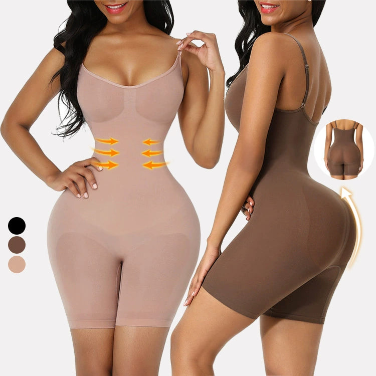 Faja moldeadora sin costuras de talla grande con efecto levantacola y control de abdomen, diseñada por Dreamblue store.