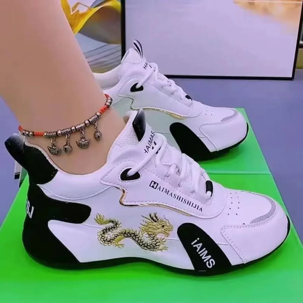Zapatillas de mujer Dreamblue, verano, cuero impermeable, casual, ligeras, transpirables, antideslizantes y con plataforma.