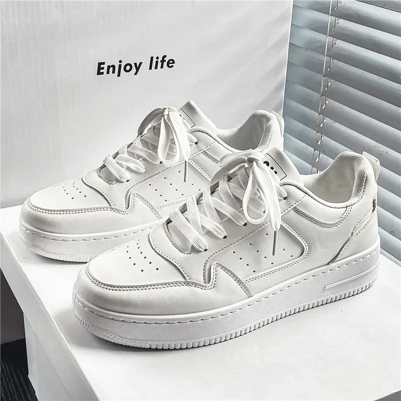 Zapatillas deportivas masculinas Dreamblue, estilo original, con diseño moderno y cómodo para verano, en color gris y blanco.