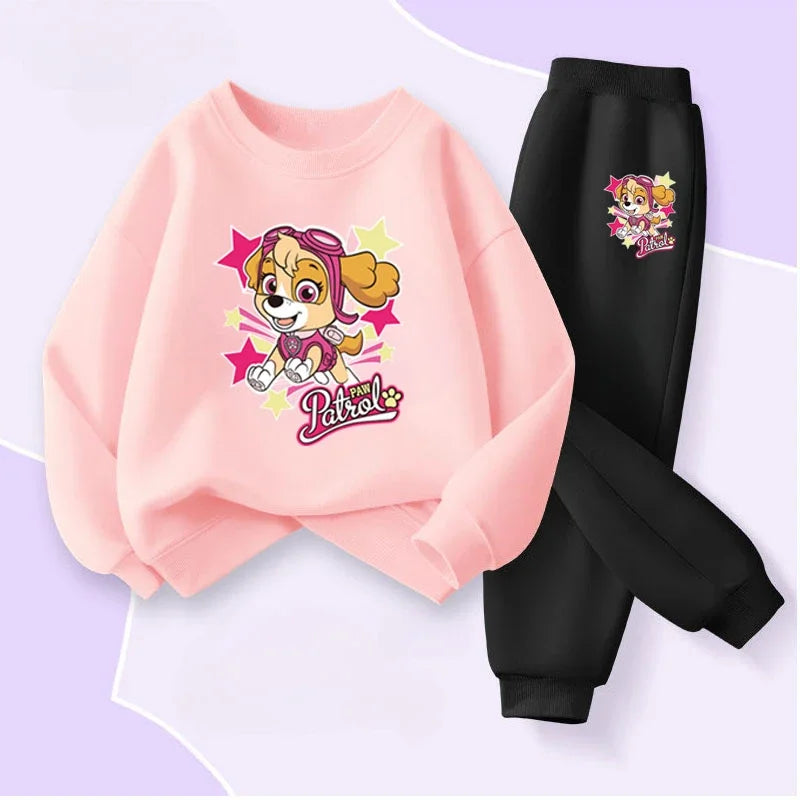 Conjunto de sudadera y pantalón para bebé niña PAW Patrol, transpirable, en colores de primavera y otoño, de Dreamblue store.