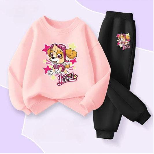 Conjunto de sudadera y pantalón para bebé niña PAW Patrol, transpirable, en colores de primavera y otoño, de Dreamblue store.