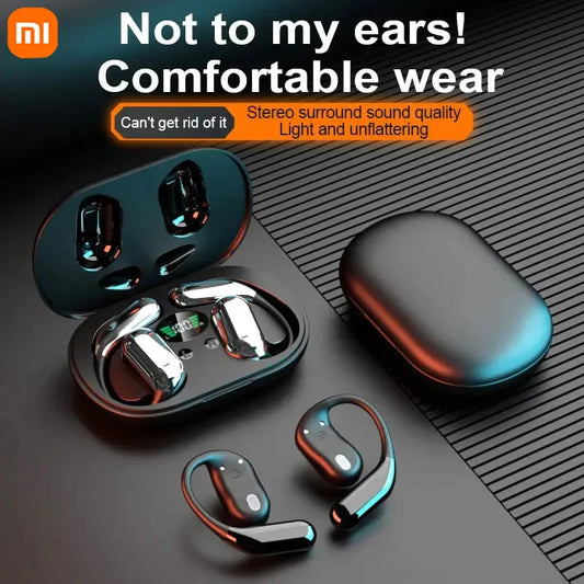 Auriculares Xiaomi 3-en-1 traductor AI con cancelación de ruido, Bluetooth 5.3 y micrófono para traducción en tiempo real en color negro