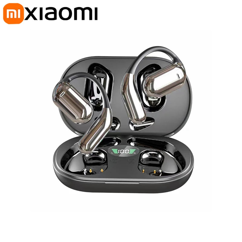 Auriculares Xiaomi 3 en 1 con cancelación de ruido, traducción en tiempo real y Bluetooth 5.3, ideales para traducción instantánea.