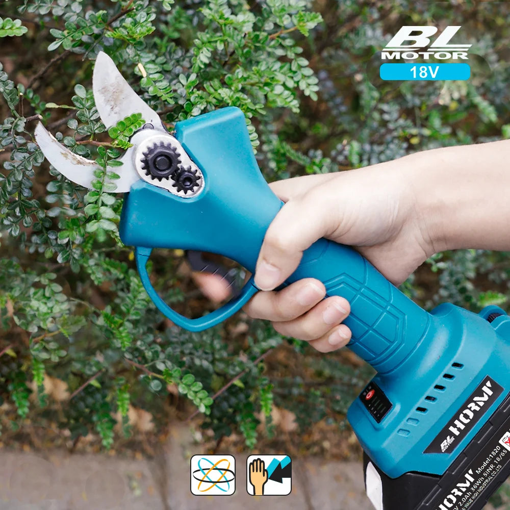 Tijeras eléctricas sin escobillas Dreamblue para poda, 4 velocidades, cortan ramas de 10-30mm, compatibles con batería Makita 18V.