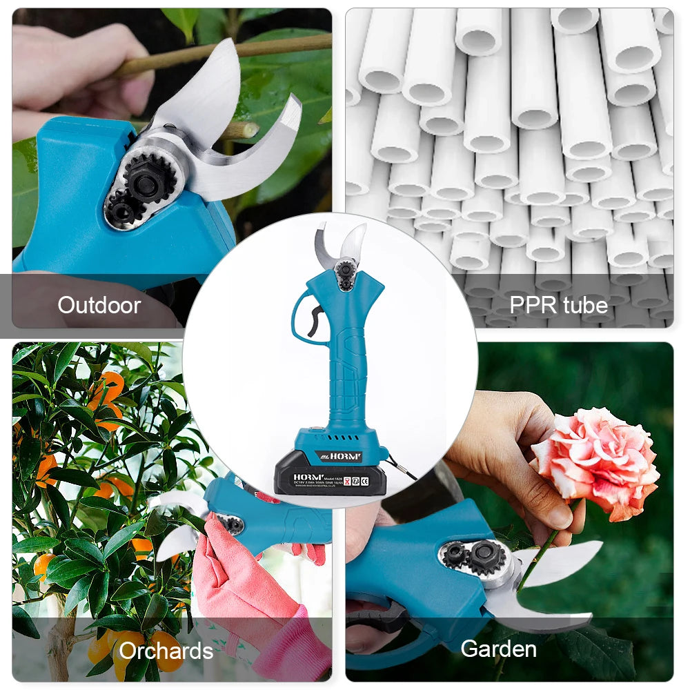 Tijeras eléctricas sin escobillas Dreamblue para poda con batería Makita 18V, corte de ramas de 10-30mm, 700W, 4 velocidades
